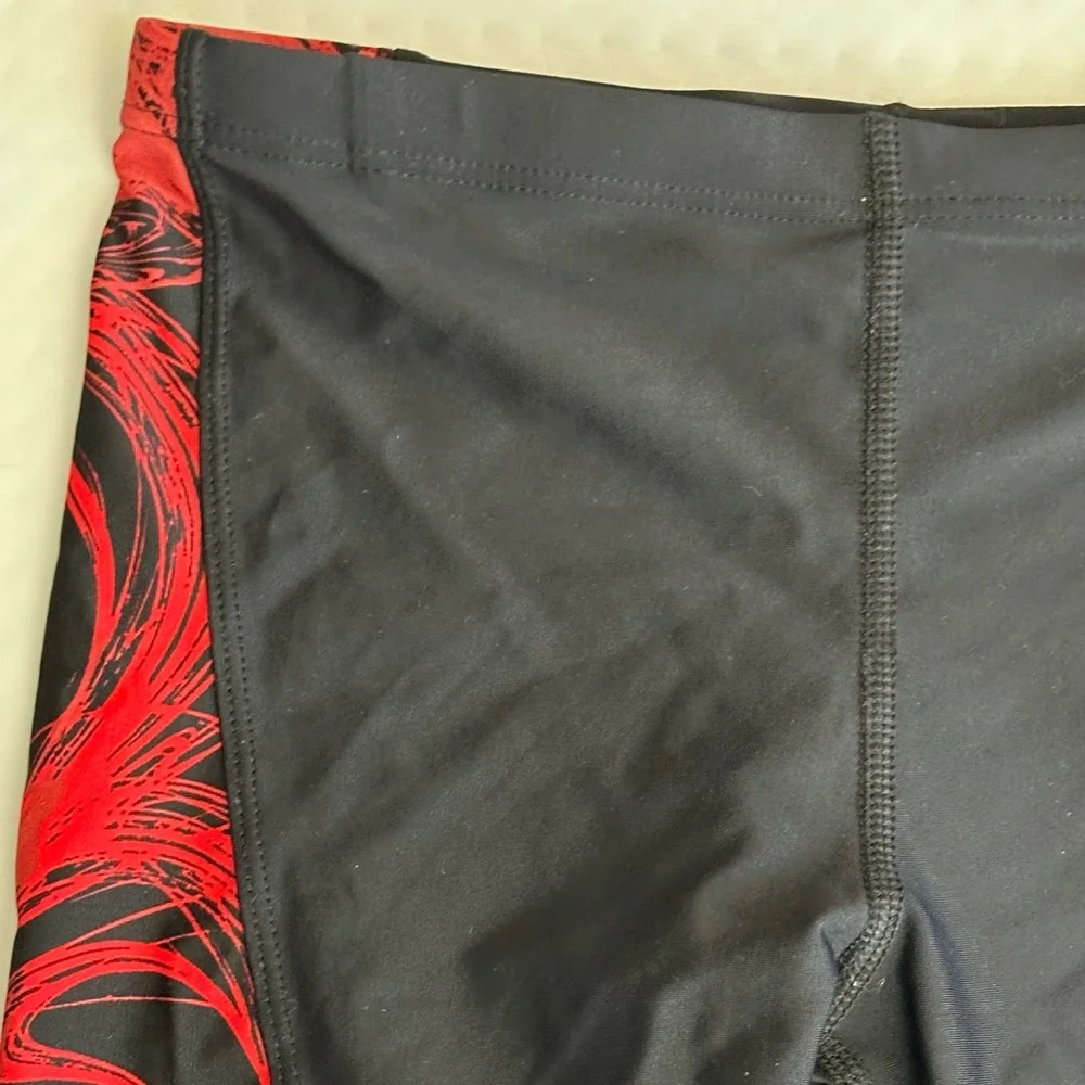 Sporti‎ Sporti Mens Boys Black Red Swim Jammers Compression Shorts Size 30 NIB